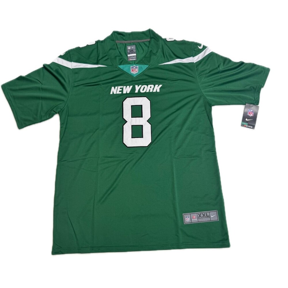 NWT New York Jets Nike Stiched Aaron Rodgers #8 NFL Football Jersey Size XXL